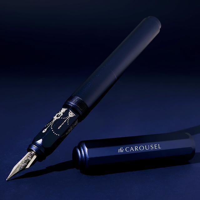 Ferris Wheel Press - Limited Edition | Aluminum Carousel Fountain Pen - Glistening Glass