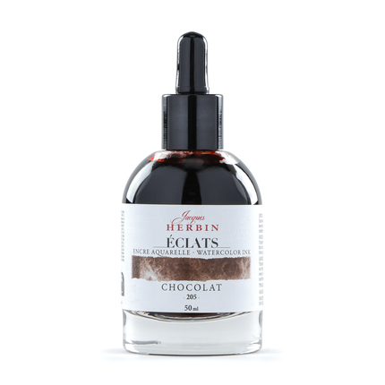 Jacques Herbin Aquarelltine Éclats - Chocolat 50ml