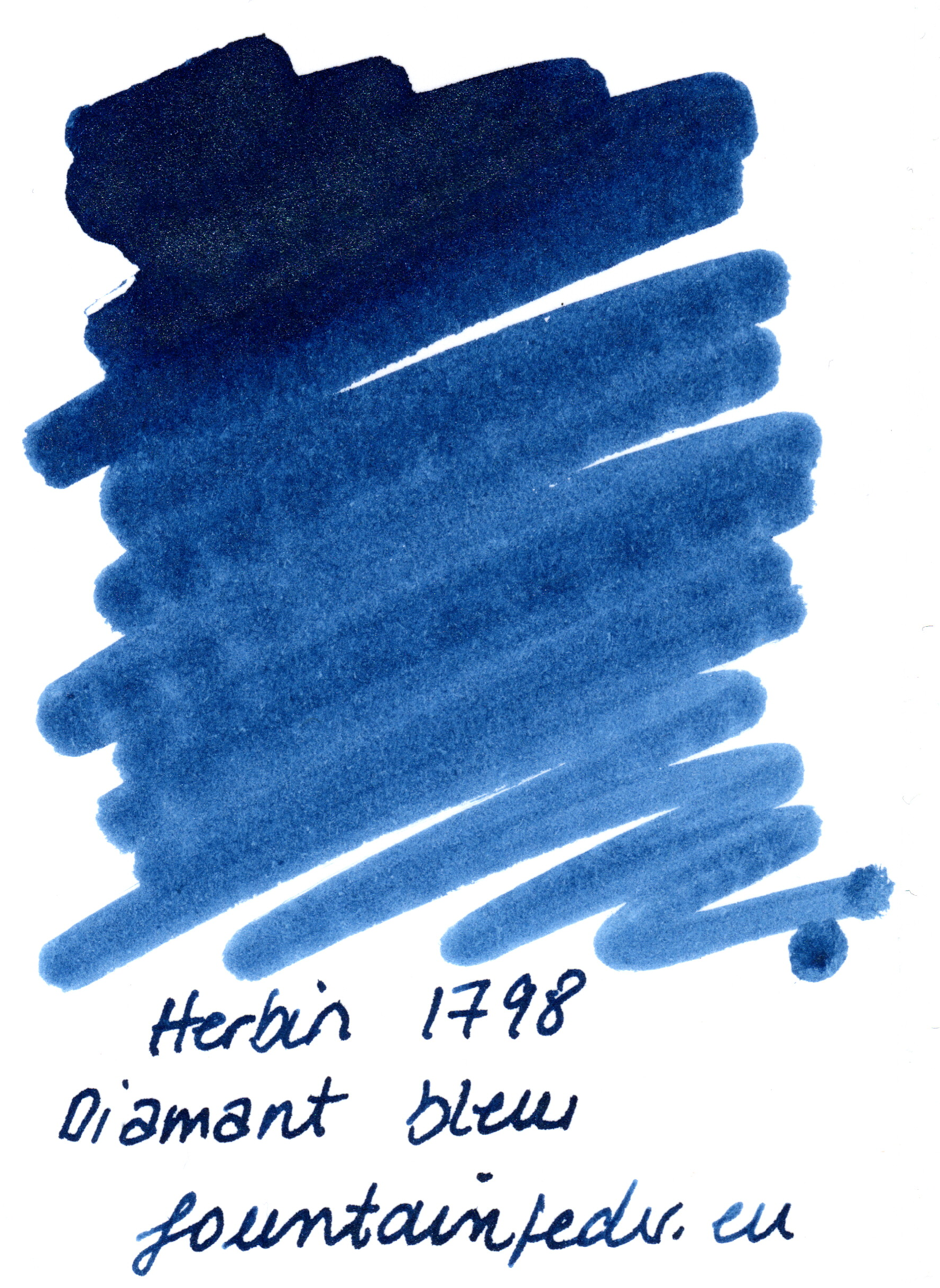 Herbin 1798 Diamant Bleu Ink Sample 2ml