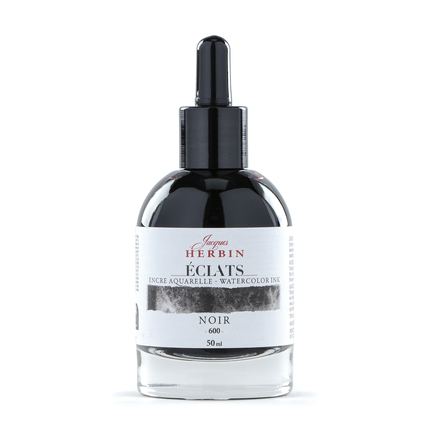 Jacques Herbin Aquarelltine Éclats - Noir 50ml