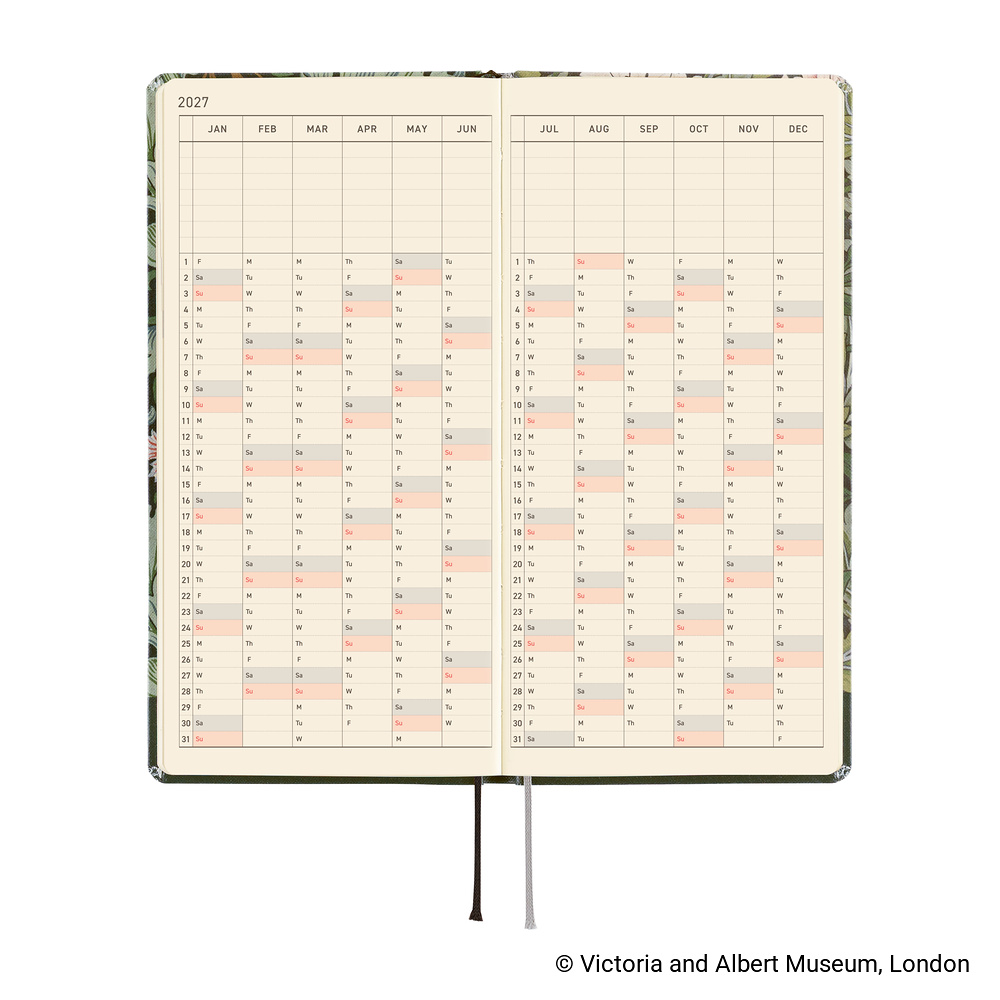 Hobonichi Liberty Fabrics: Floral Remedy - 2027