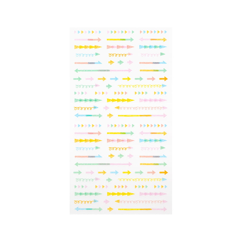 Midori Plan Arrow Pastel Sticker