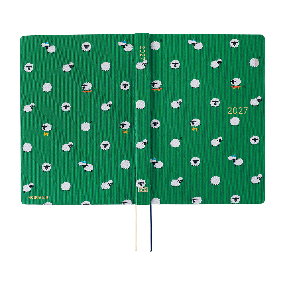 Hobonichi HON  Bow & Tie Sheep Sheep Sheep 2027