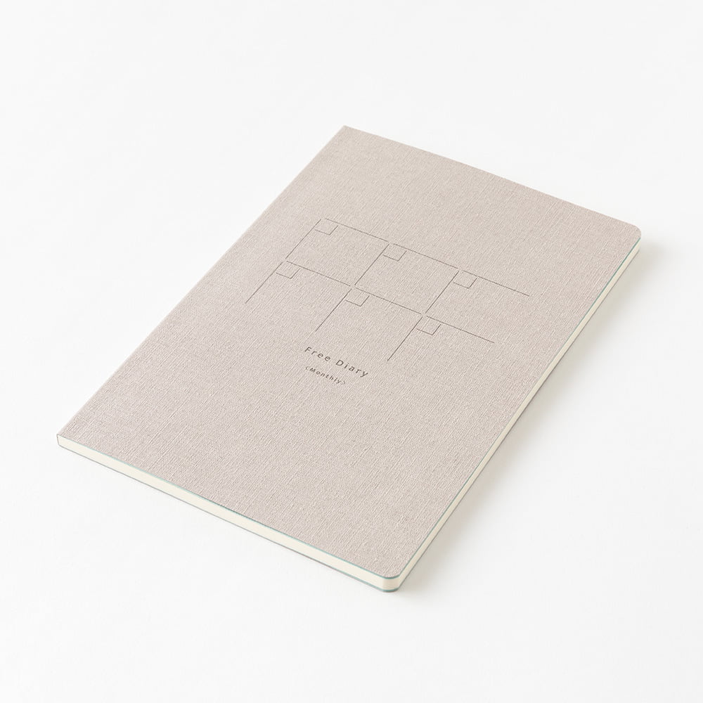 Yuru Log Notebook B6 Free Diary Monthly