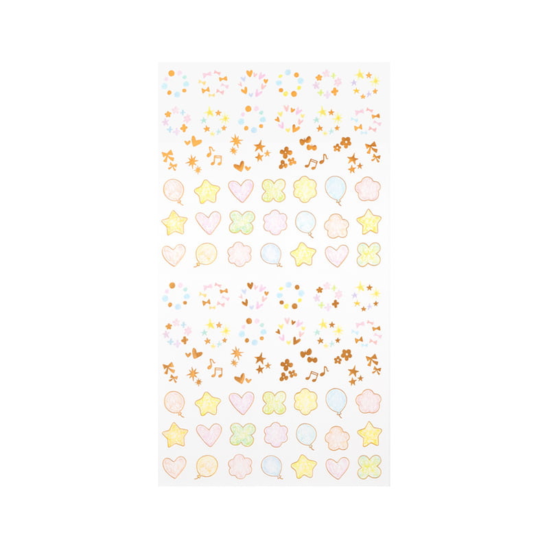 Midori Date Twinkling Pastel Sticker
