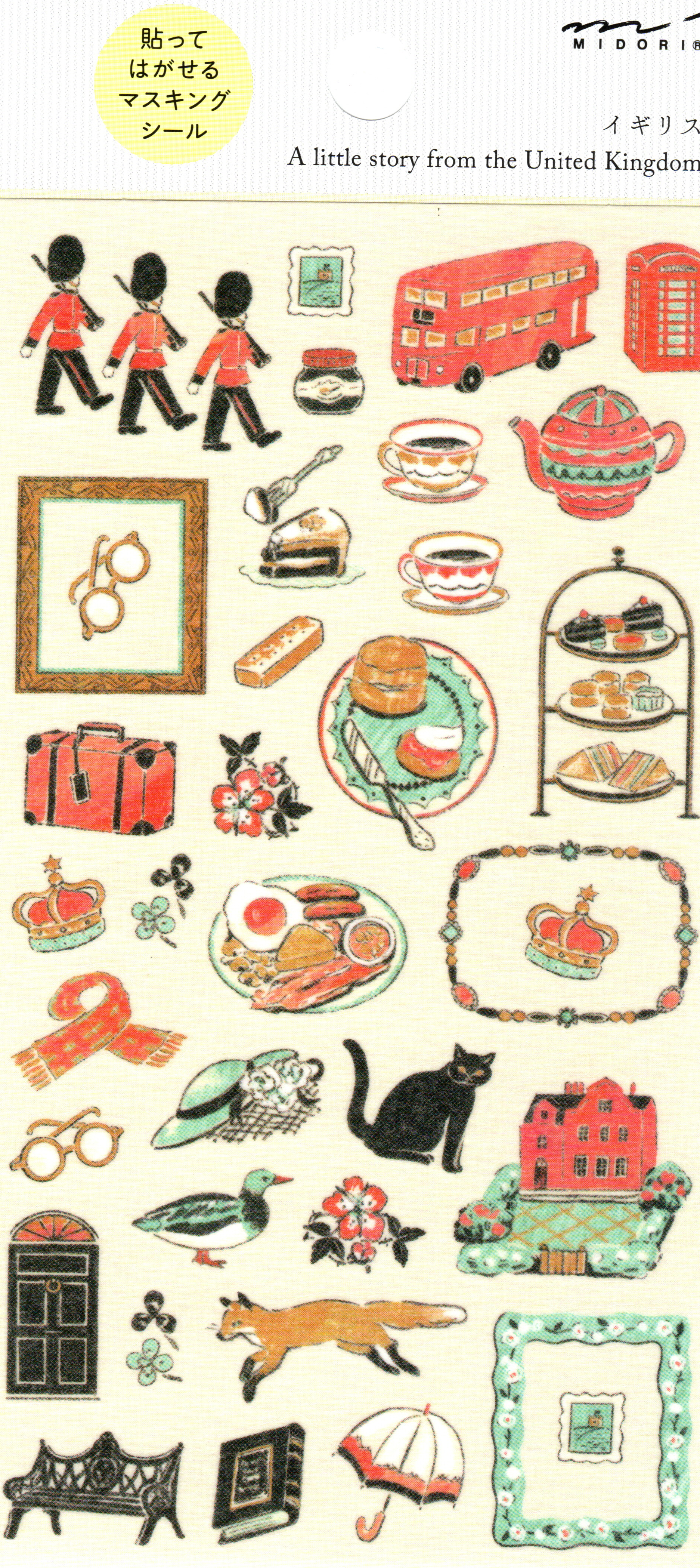 Midori Sticker United Kingdom