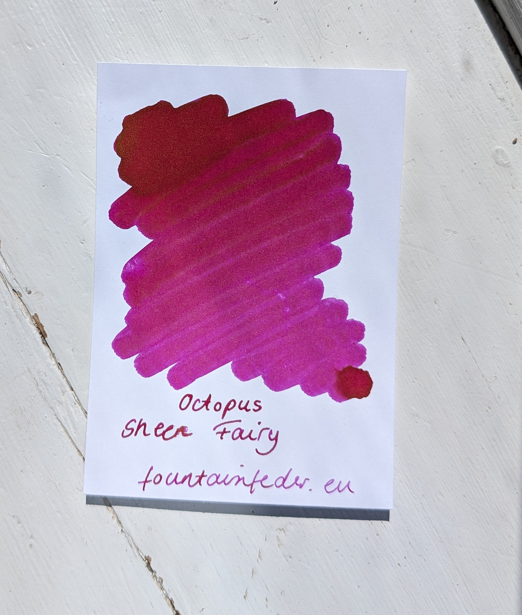 Octopus Sheen Fairy Ink Sample 2ml