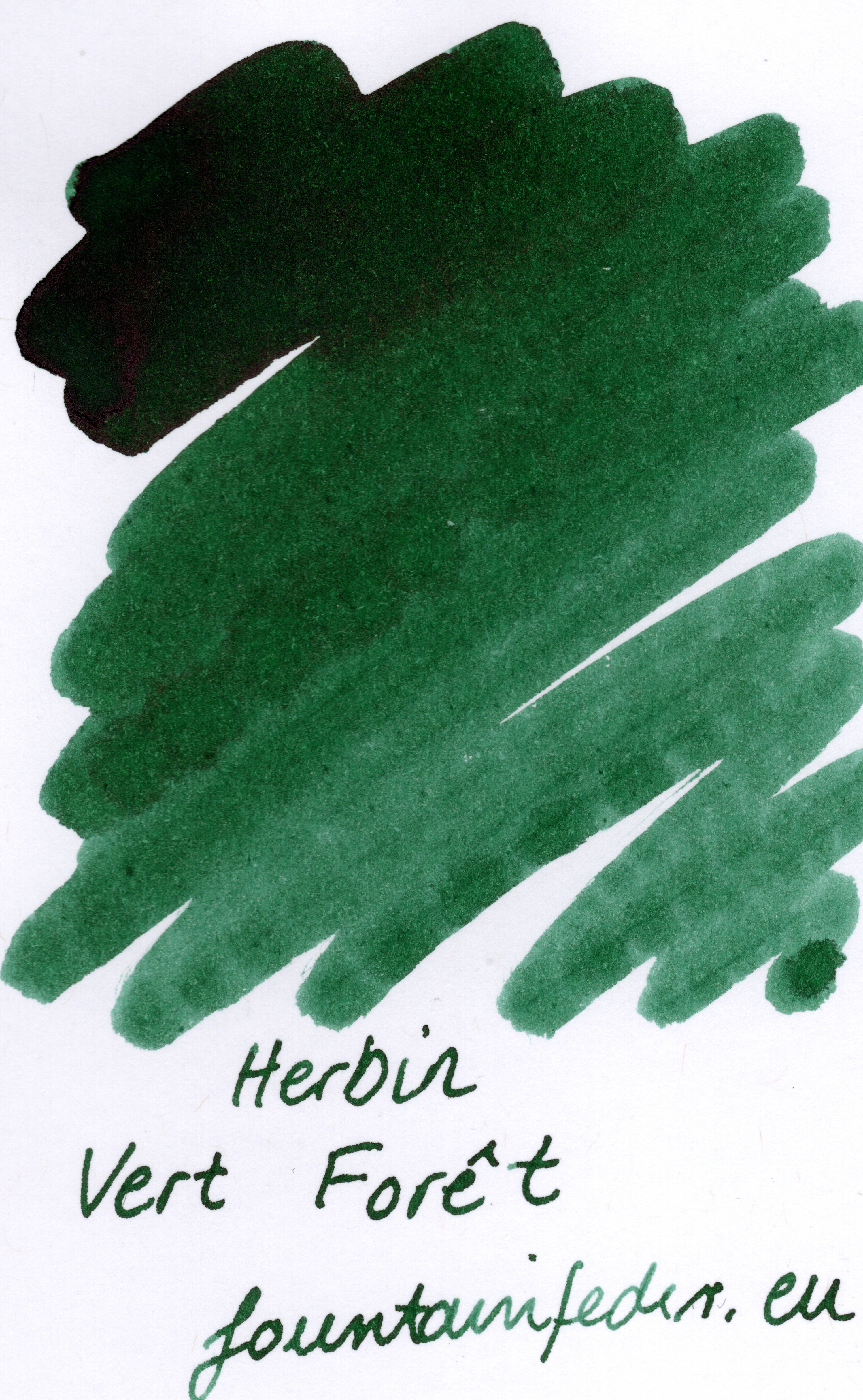 Herbin Vert Foret Ink Sample 2ml
