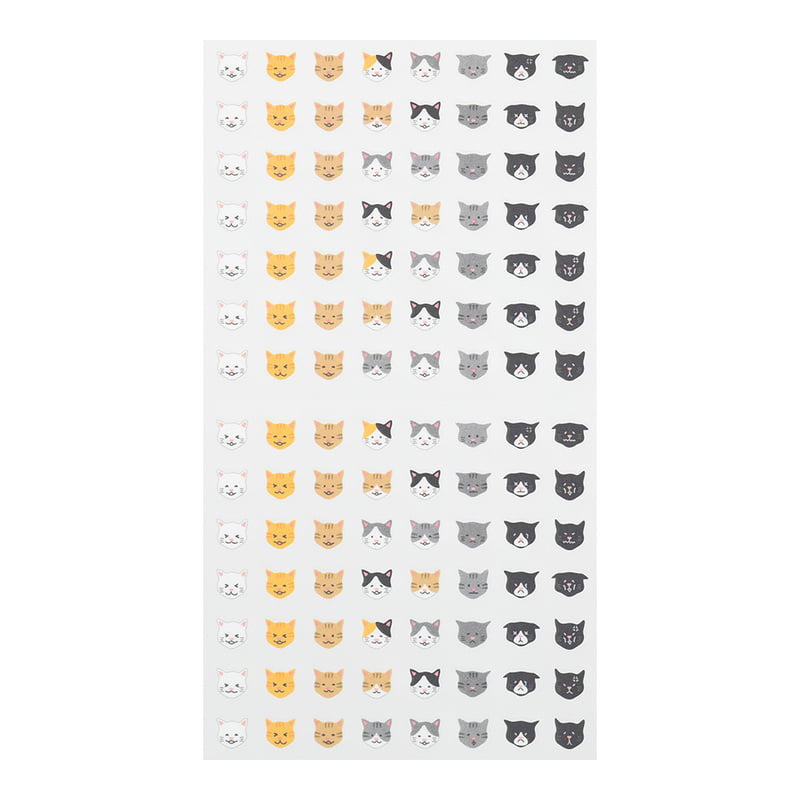 Midori Schedule Feelings Cat Sticker