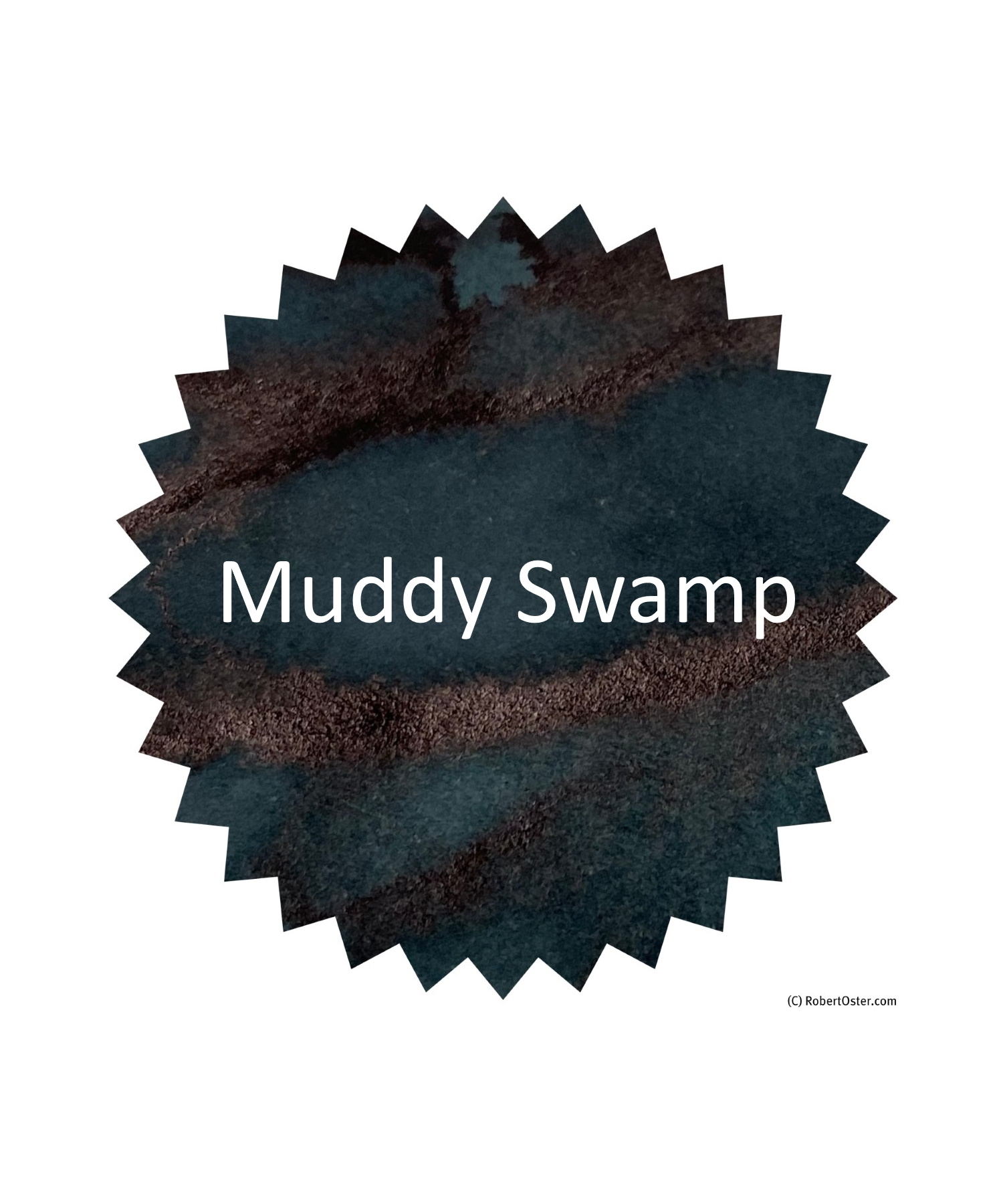 Robert Oster MudPack - Muddy Swamp  Ink Sample 2ml