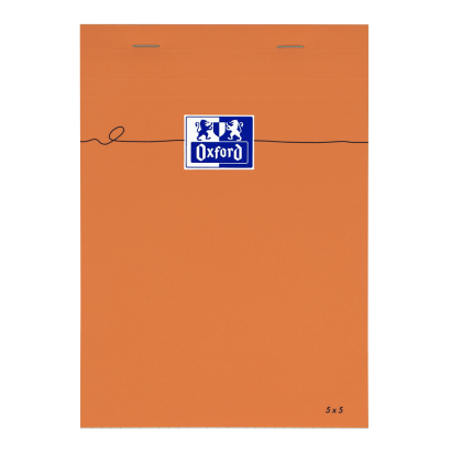 Oxford Orange Notizblock A5 kariert