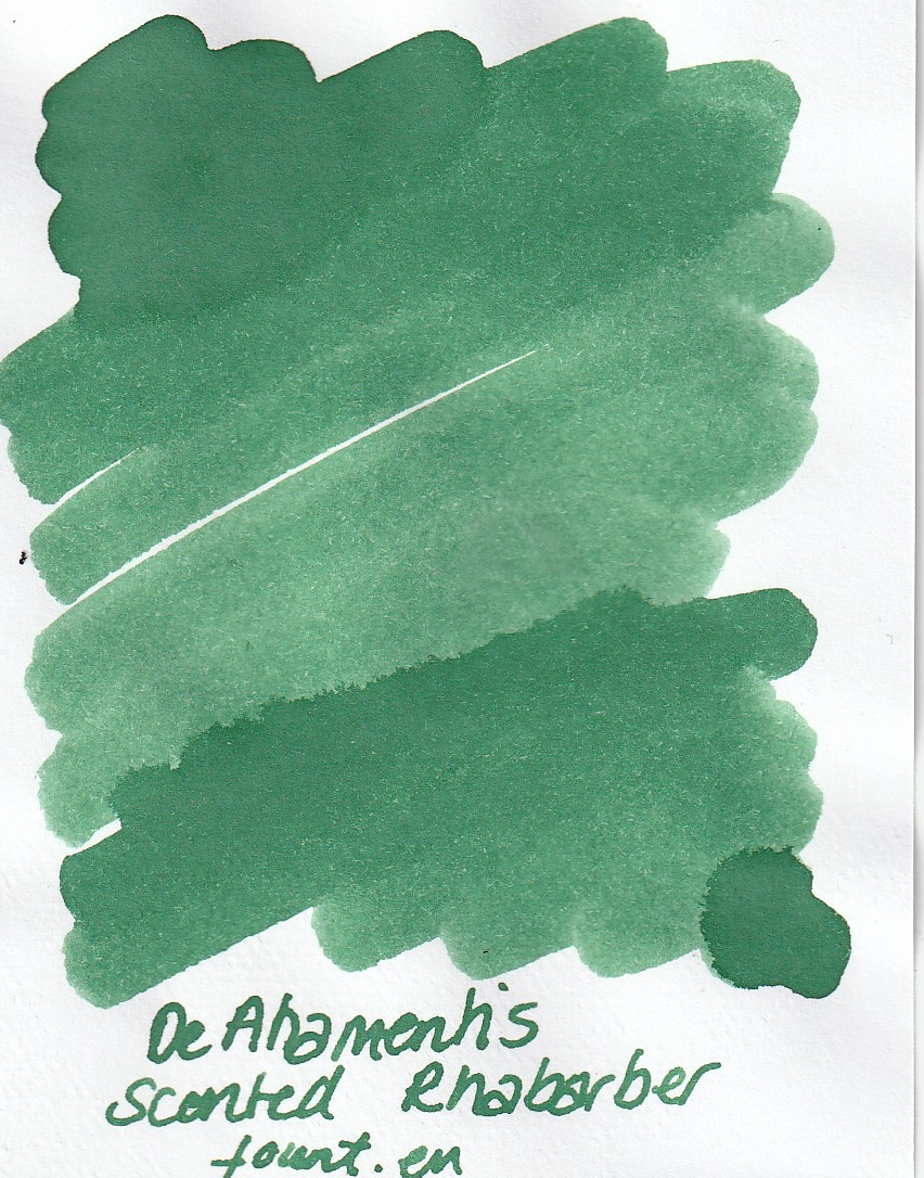 DeAtramentis Scented Rhabarber -  Ink Sample 2ml