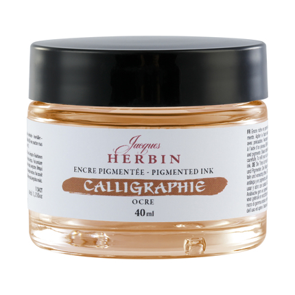 Herbin Pigmentierte Kalligrafietinte - Ocker 40ml