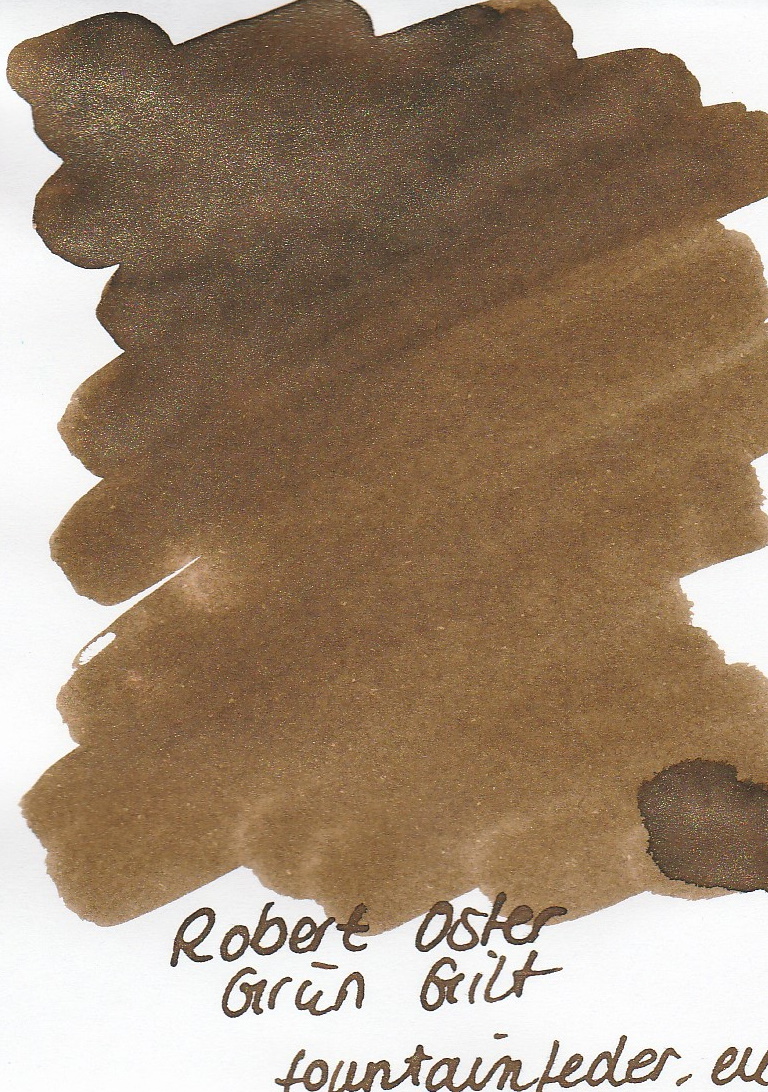 Robert Oster Shake`n`Shimmy - Grün-Gilt Ink Sample 2ml