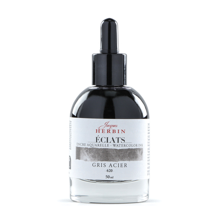 Jacques Herbin Aquarelltine Éclats - Stahl 50ml