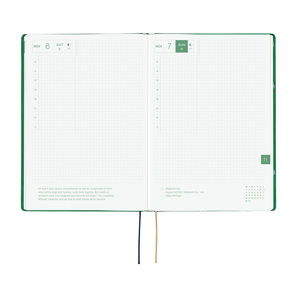 Hobonichi HON  Bow & Tie Sheep Sheep Sheep 2027