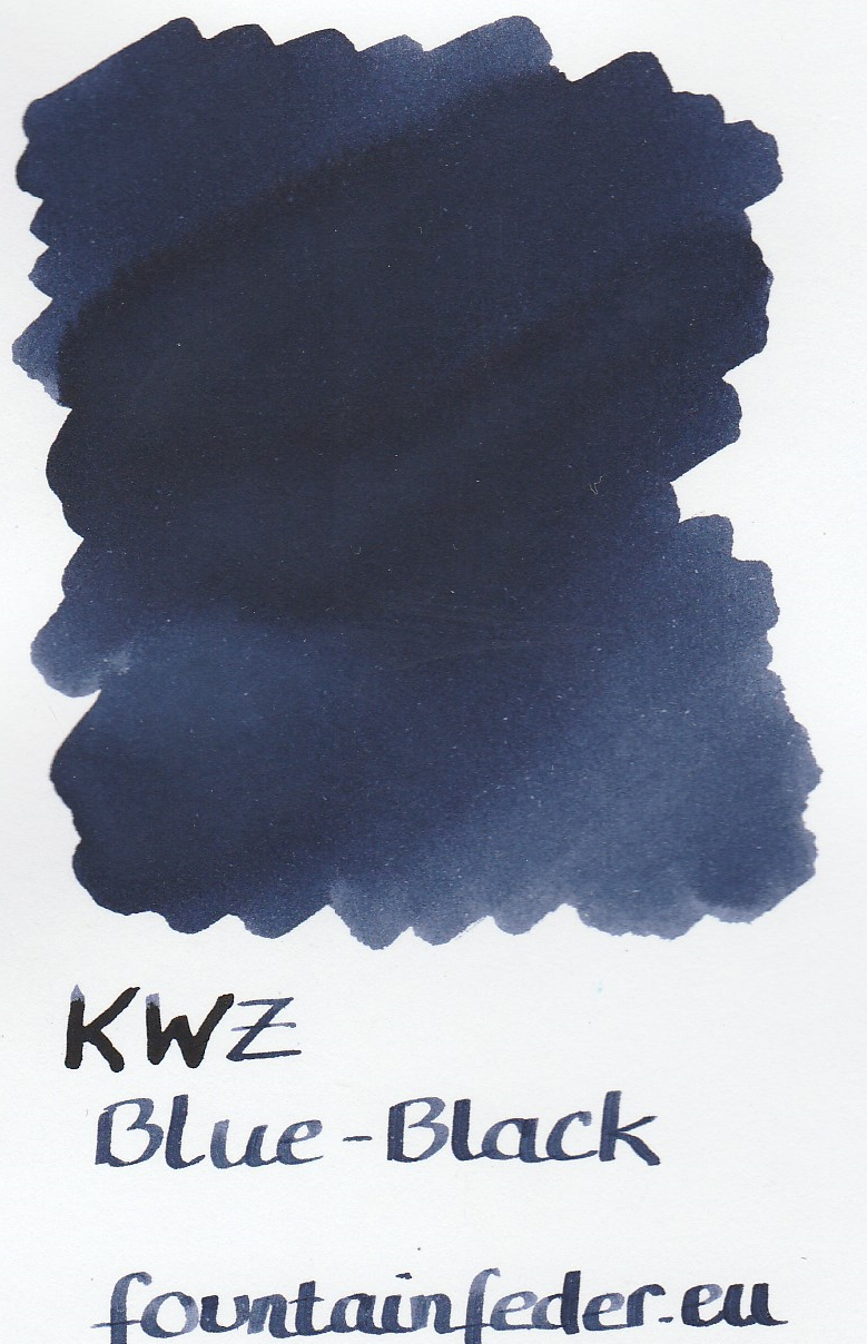 KWZ Blue Black Ink Sample 2ml
