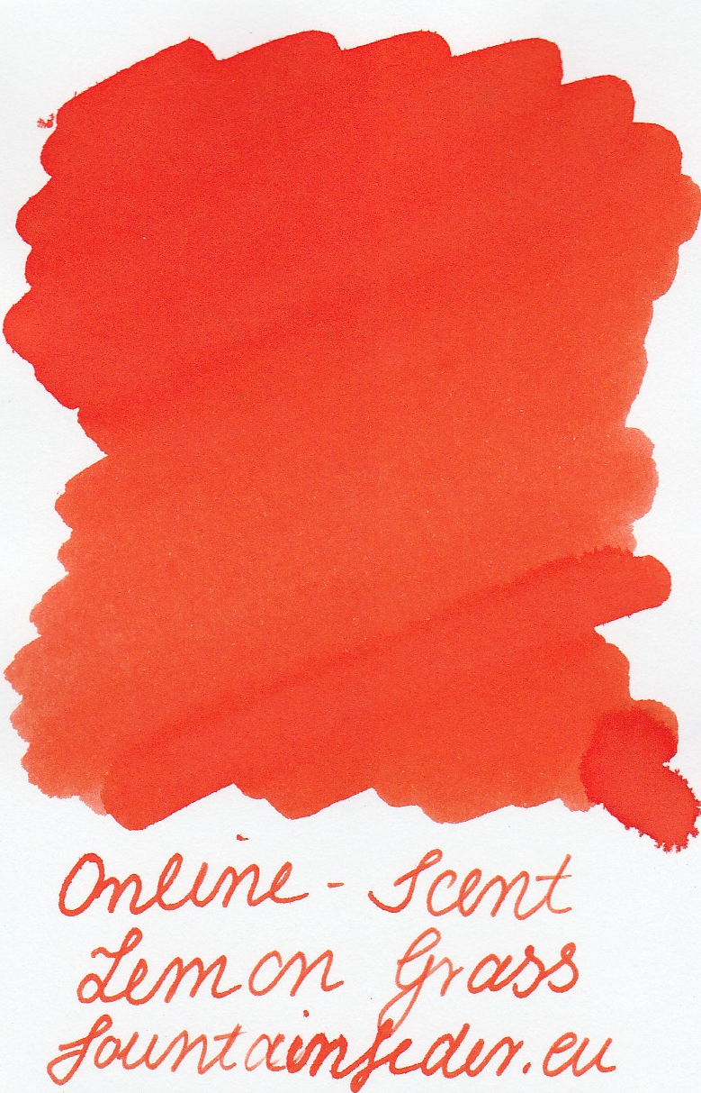 Online Scented Lemon Grass Ink Sample 2ml