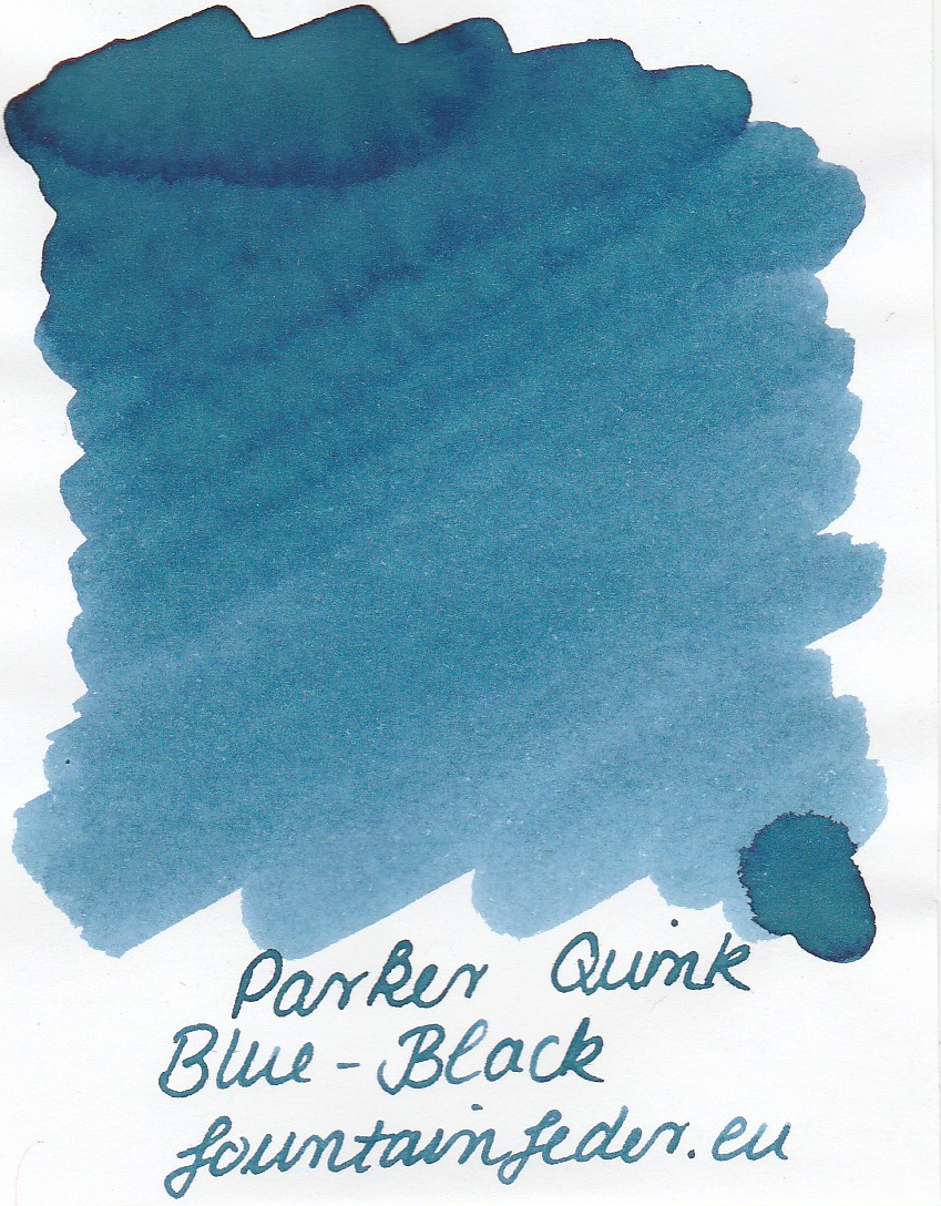 Parker Quink Blue Black Ink Sample 2ml