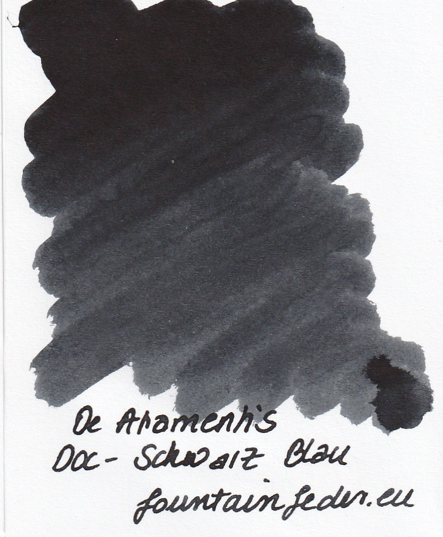 DeAtramentis Document Schwarz Blau- Ink Sample 2ml