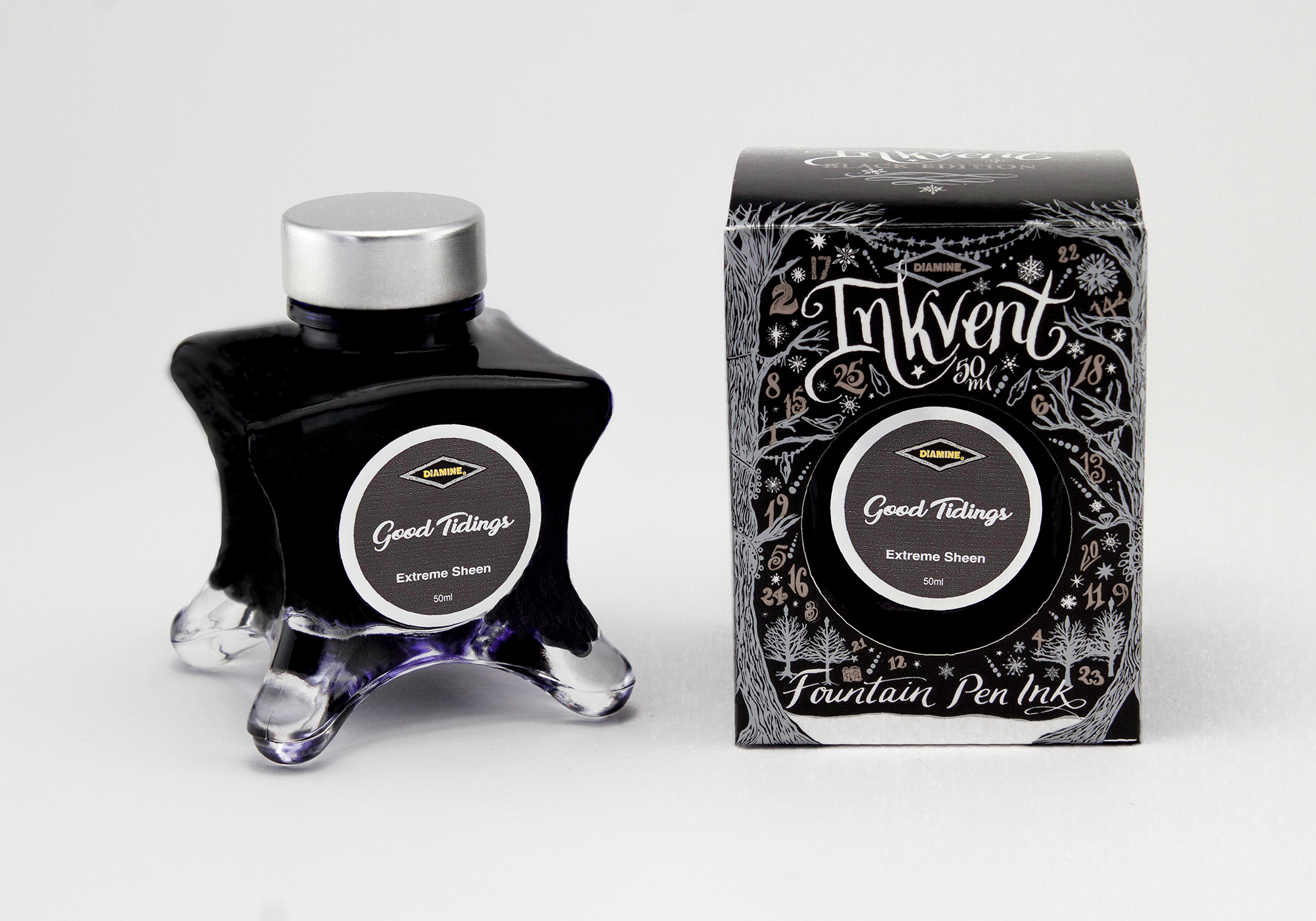Diamine Inkvent Black Edition - Good Tidings 50ml