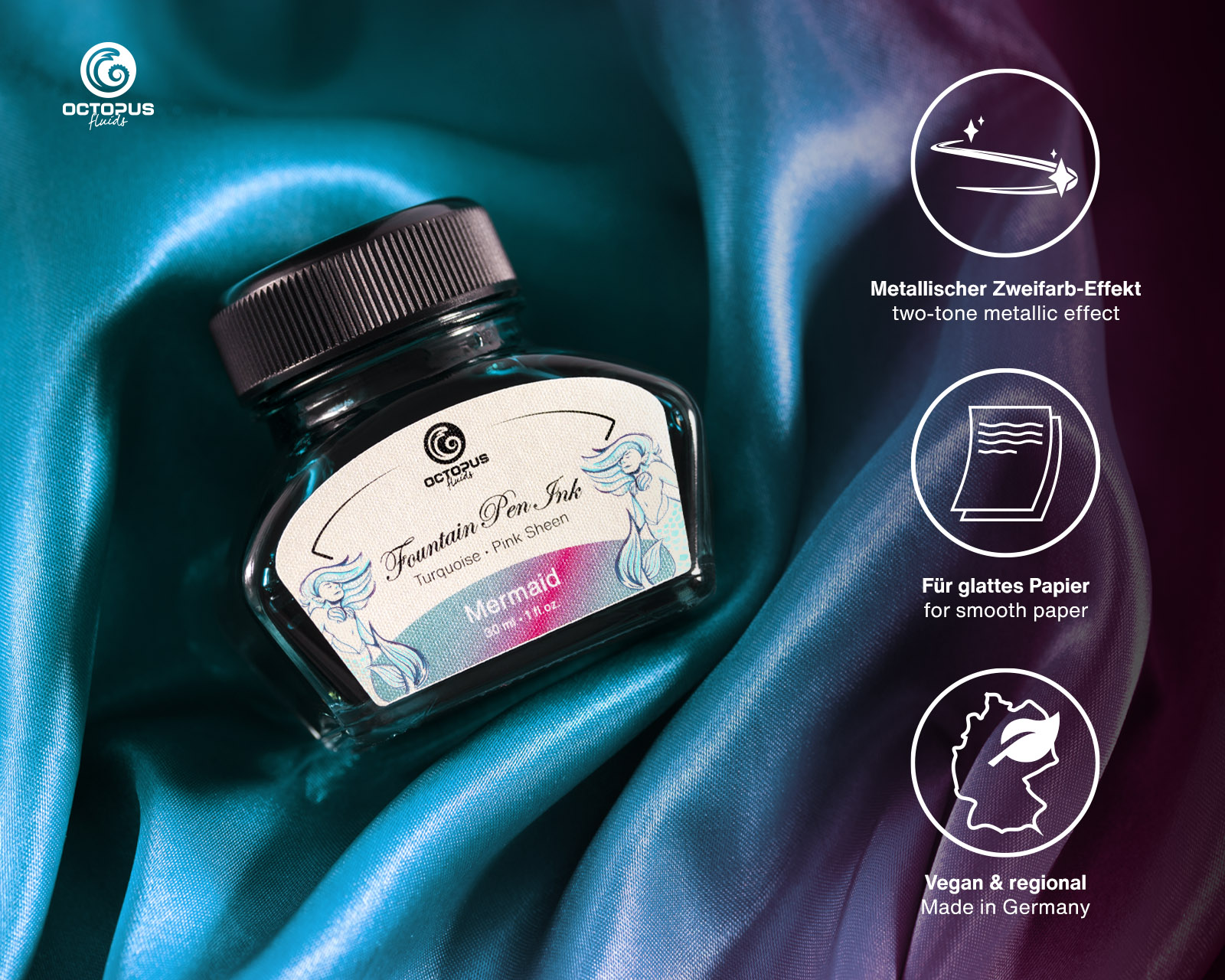 Octopus Sheen Ink - Mermaid 30ml