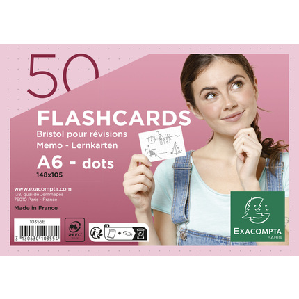Exacompta Karteikarten Flashcards
