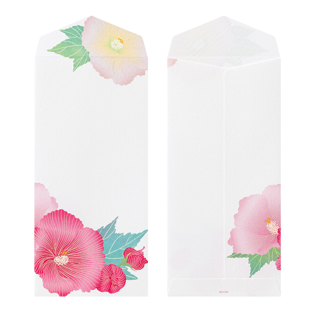 Midori Seasonal Stationery - Confederate Rose