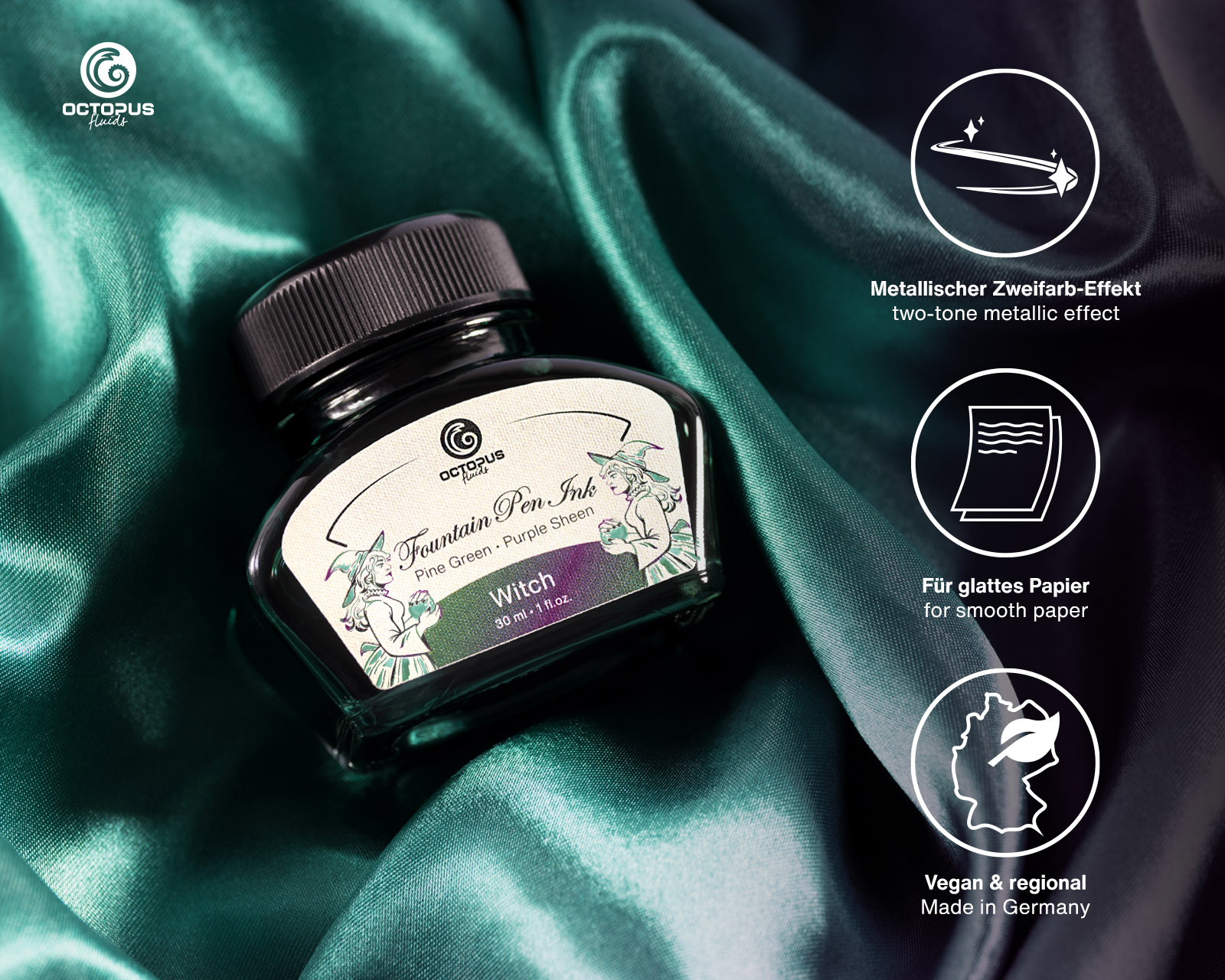 Octopus Sheen Ink - Witch 30ml