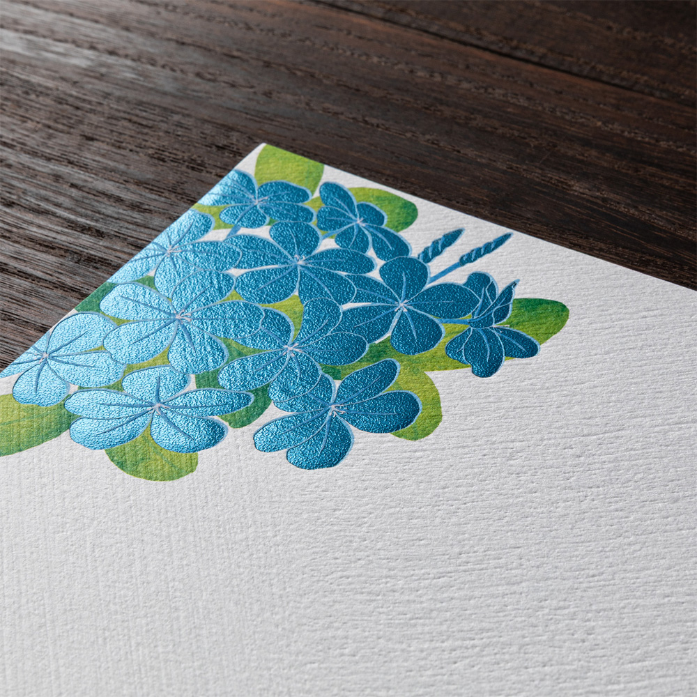 Midori Seasonal Stationery - Plumbago