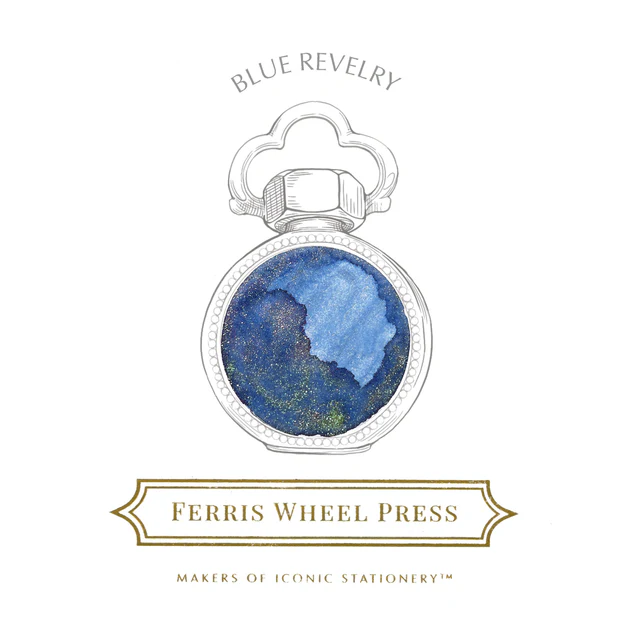Ferris Wheel Press - Blue Revelry Ink Sample 2ml