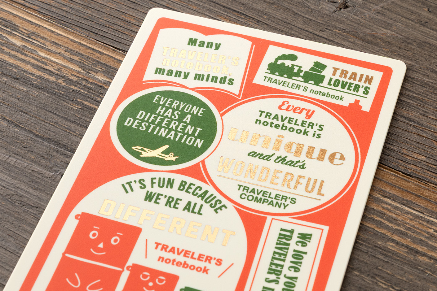 Traveler`s Company 2027 Plastic Sheet Passport Size