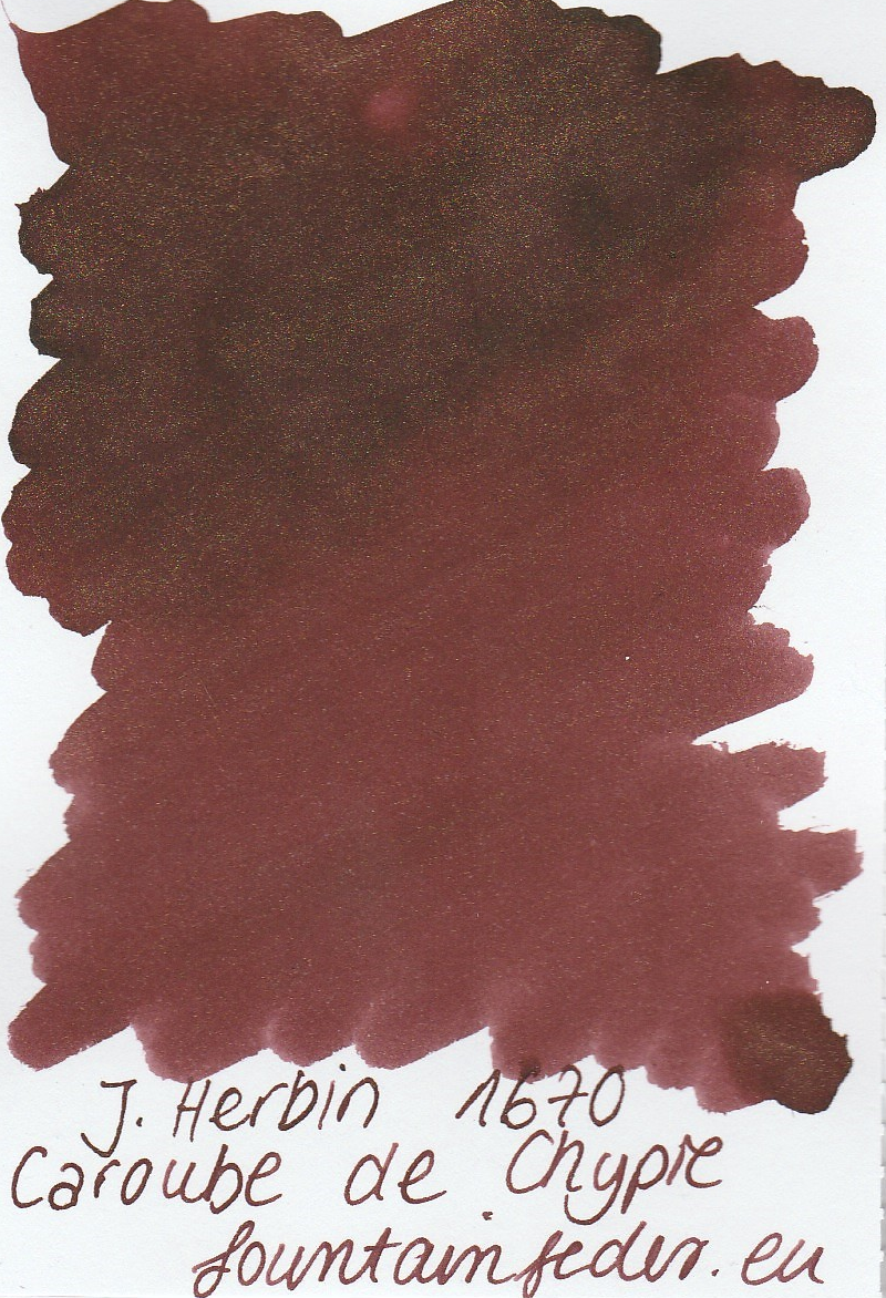 Herbin 1670 Caroube de Chypre Ink Sample 2ml
