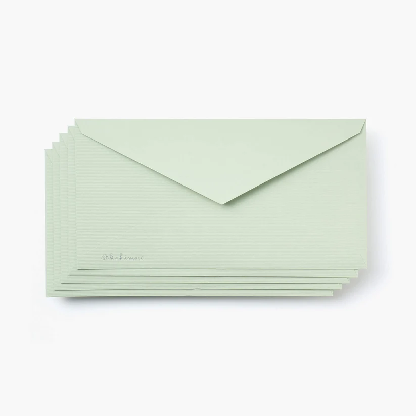 Kakimori Envelopes 5pcs Pale Green