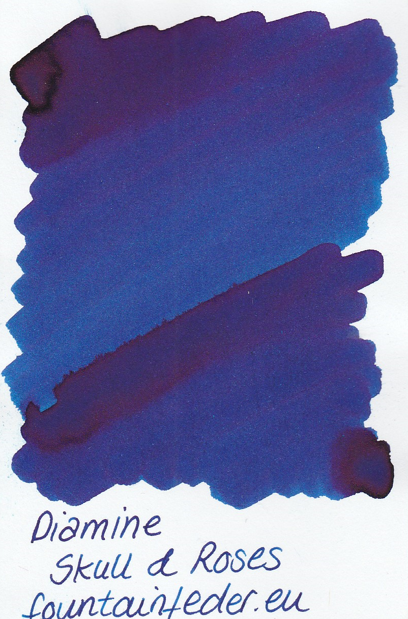 Diamine Skull & Roses Ink Sample 2ml
