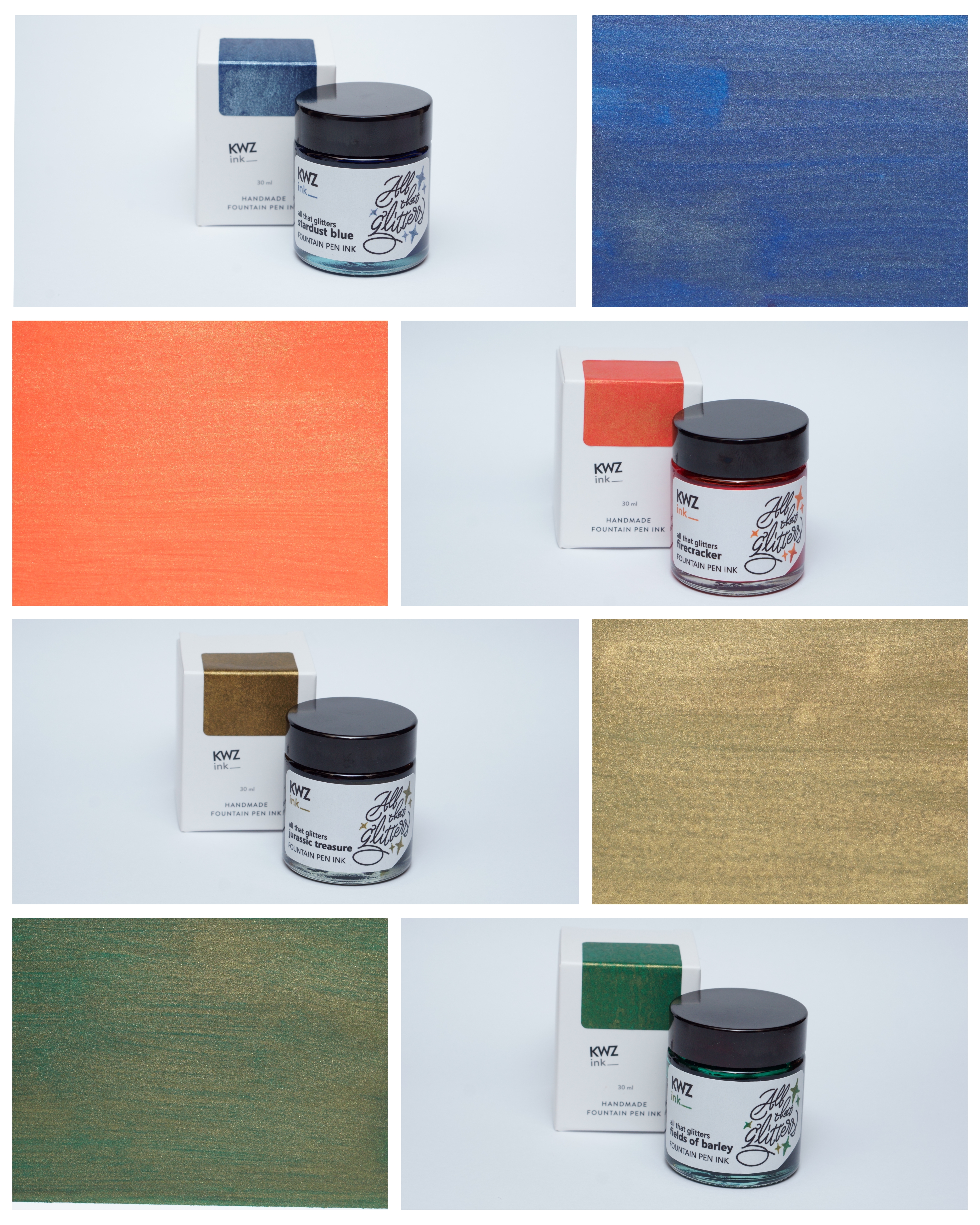 KWZ Glitter - Jurassic Treasure Ink Sample 2ml