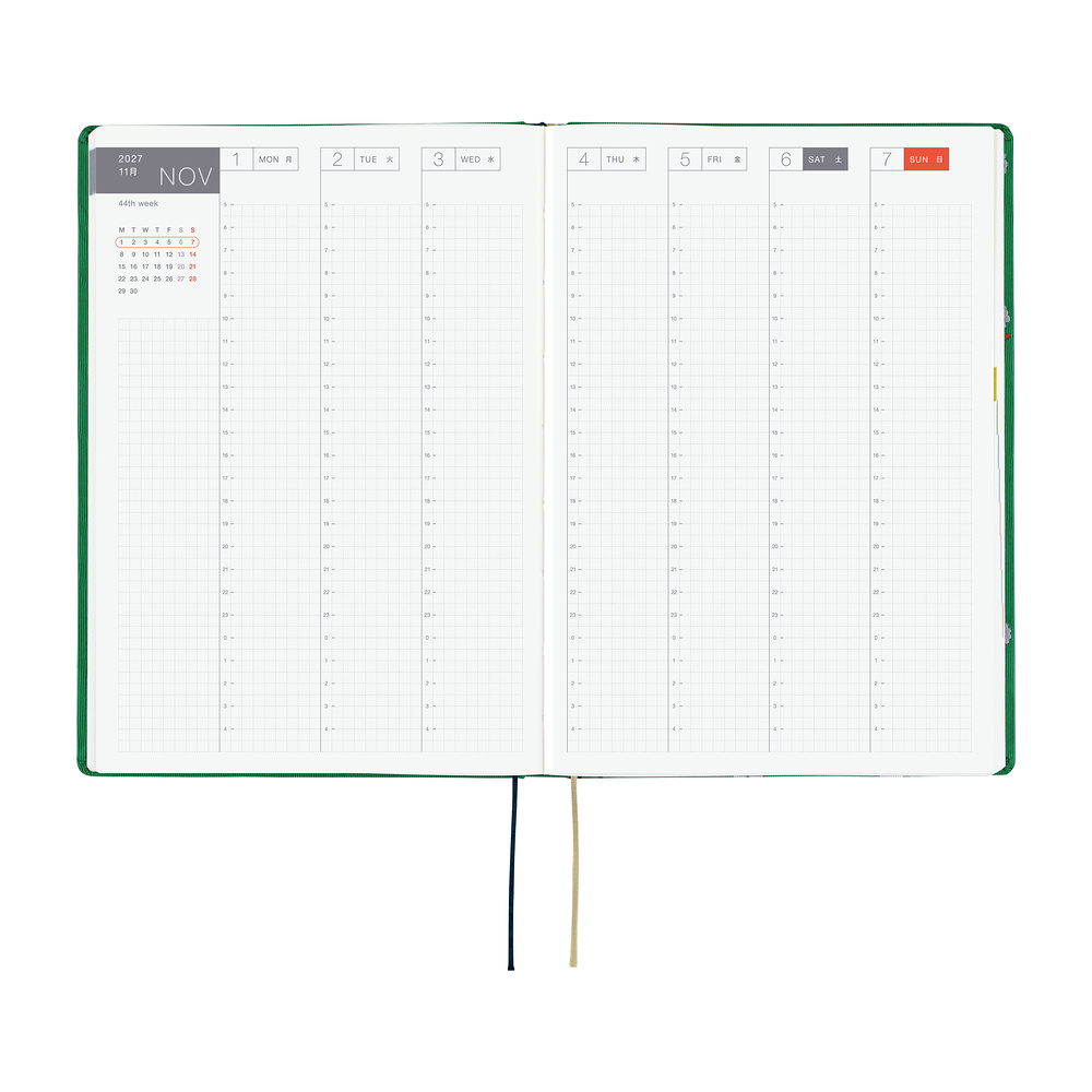 Hobonichi HON  Bow & Tie Sheep Sheep Sheep 2027