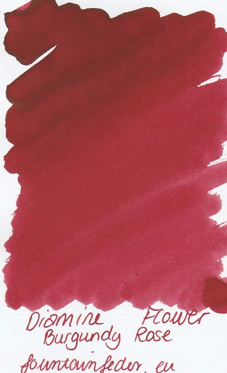 Diamine Flower - Burgundy Rose Ink Sample 2ml