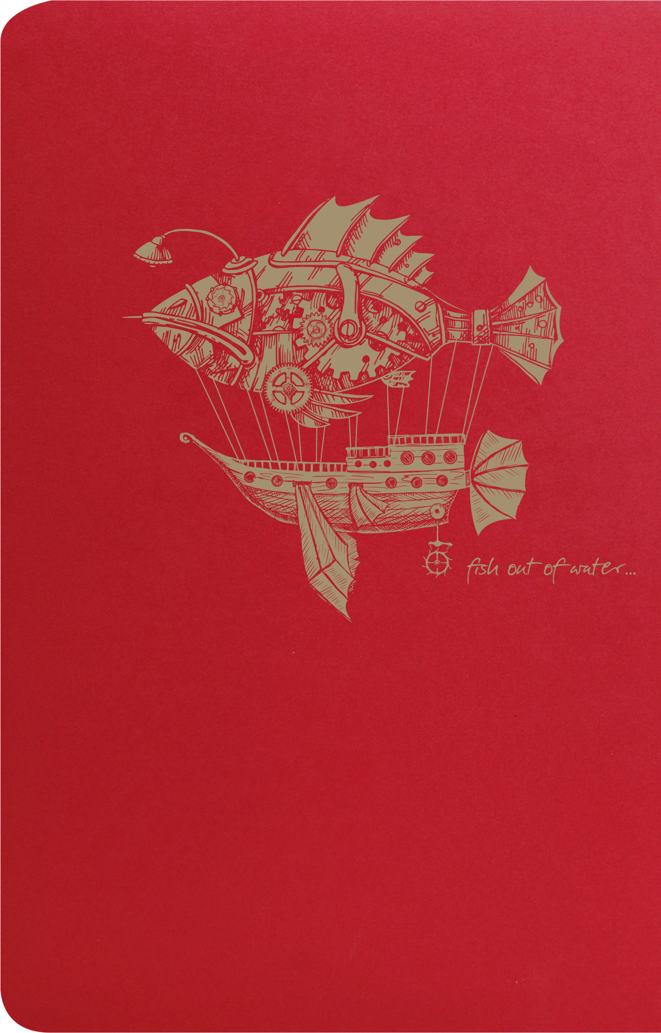 Clairefontaine Flying Spirit  11x17cm  - Red