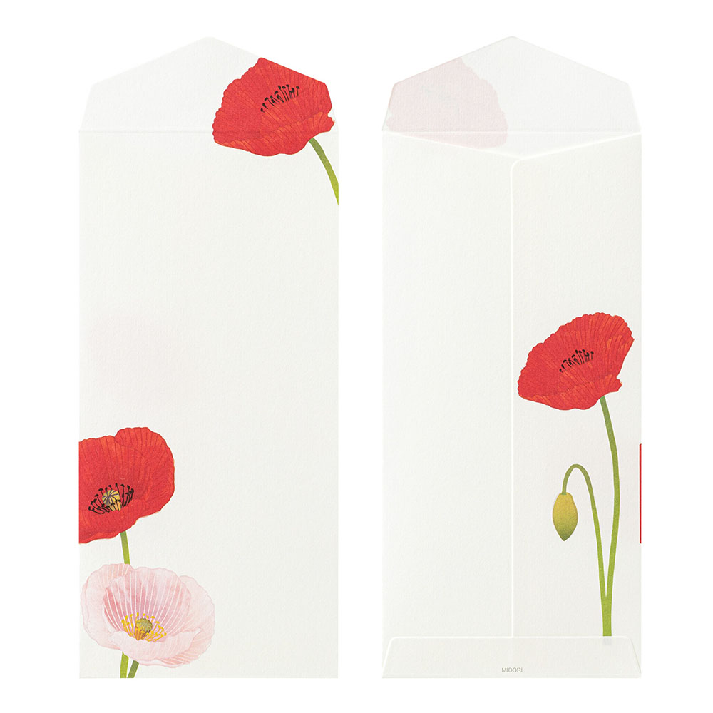 Midori Seasonal Stationery - Poppy