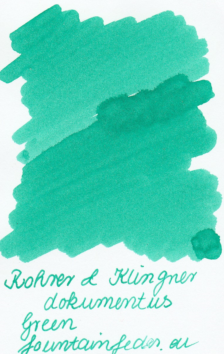 Rohrer & Klingner Dokumentus Green Ink Sample 2ml