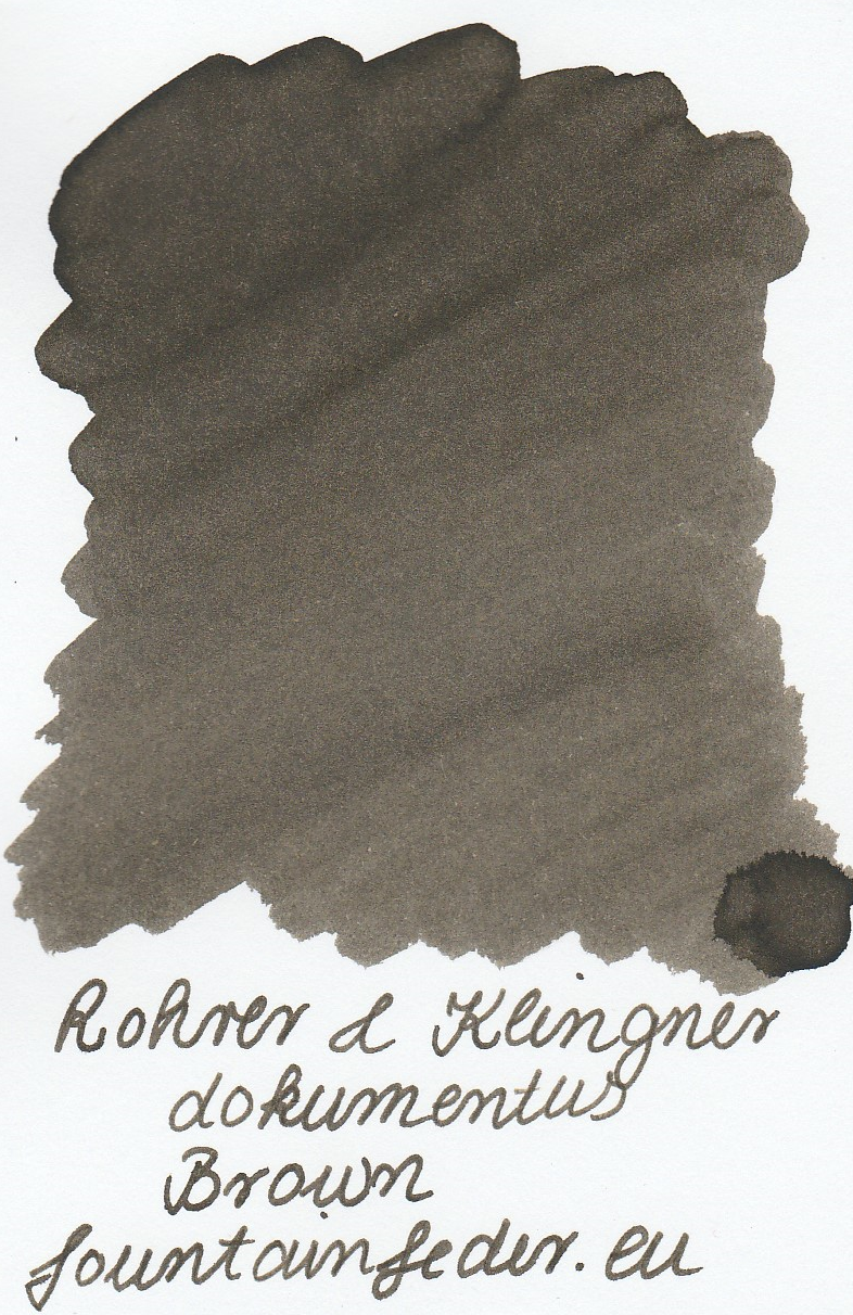 Rohrer & Klingner Documentus Brown Ink Sample 2ml