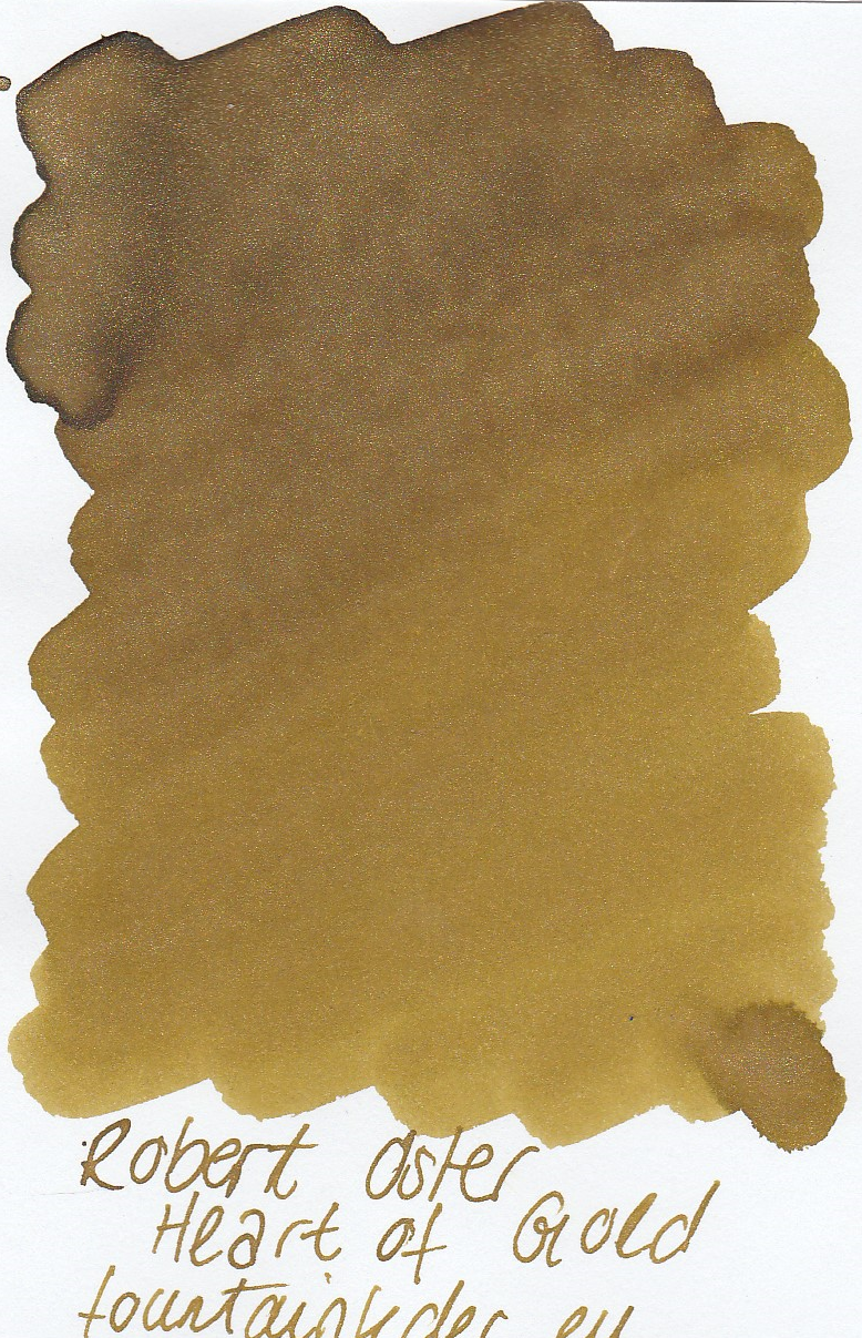 Robert Oster Shake`n`Shimmy - Heart of Gold Ink Sample 2ml