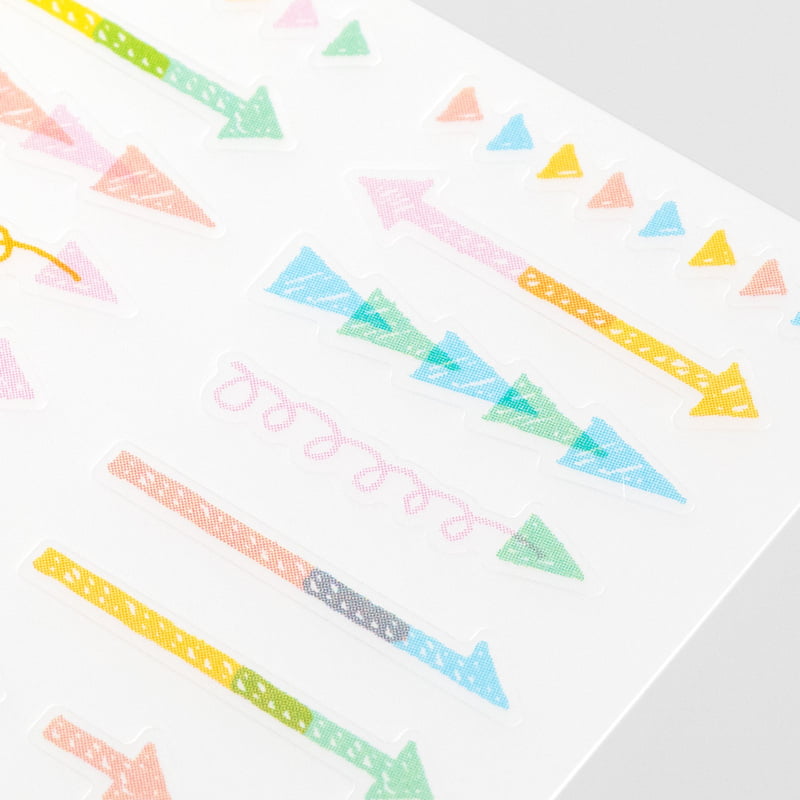 Midori Plan Arrow Pastel Sticker