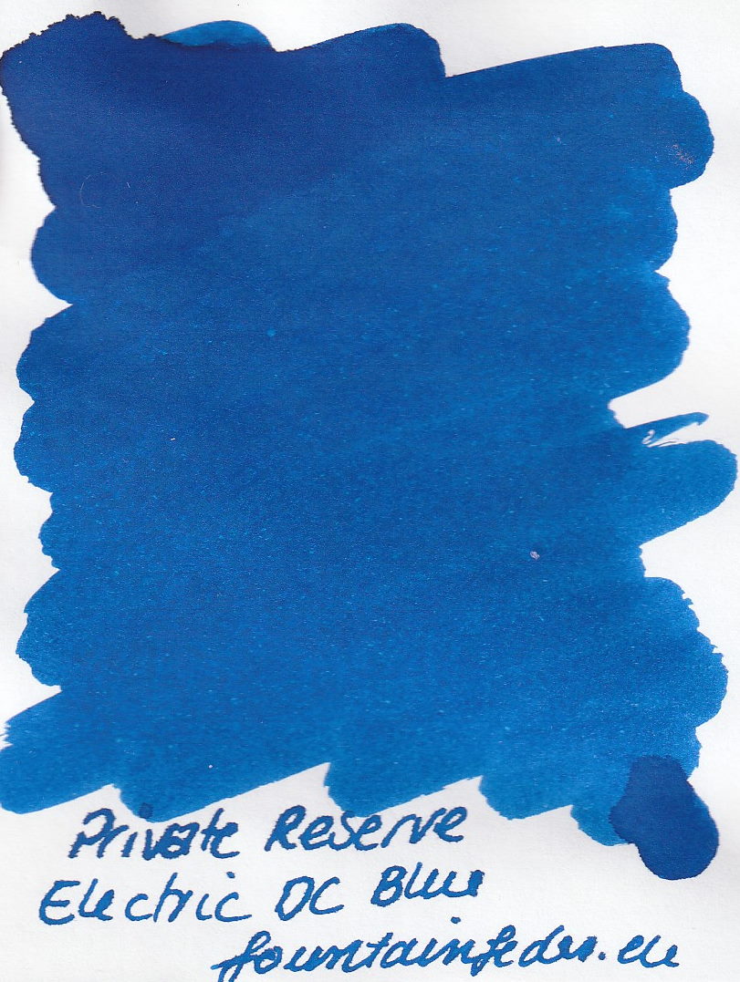Private Reserve - Electric DC Blue Ink Sample 2ml