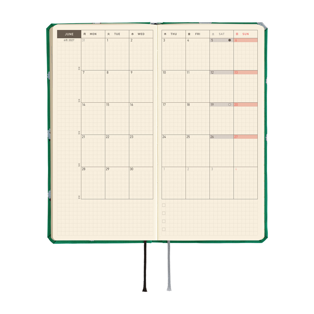 Hobonichi HON  Bow & Tie Sheep Sheep Sheep 2027