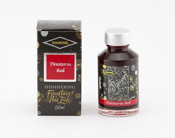 Diamine Shimmer Firestorm Red 50ml