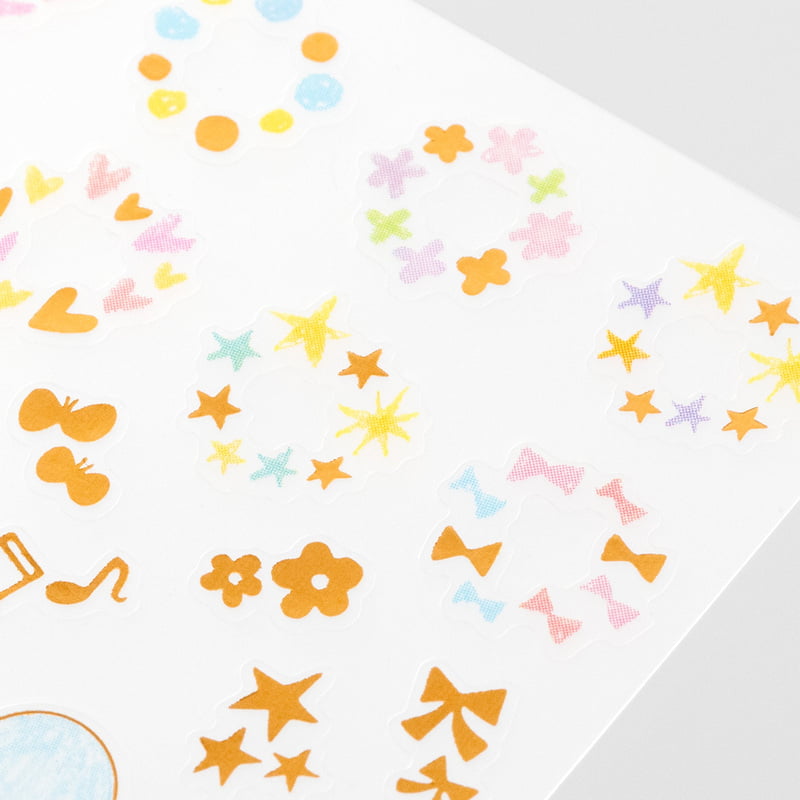 Midori Date Twinkling Pastel Sticker