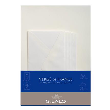 G.Lalo Stationery Set - Vergè de France weiß