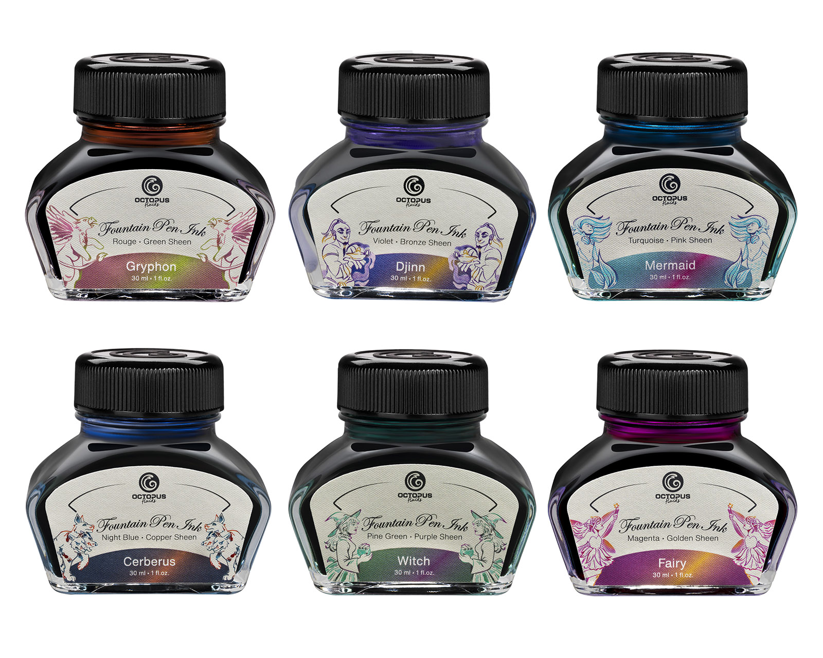 Octopus Sheen Ink - Witch 30ml
